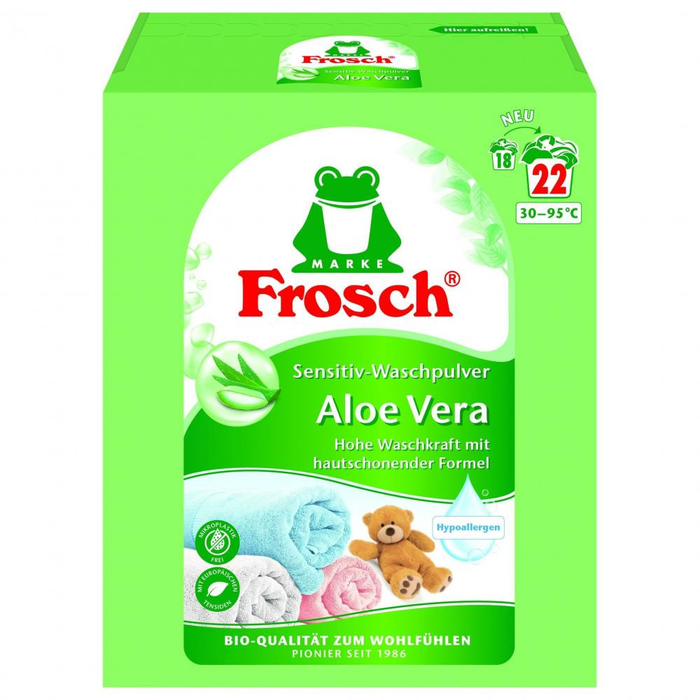 Frosch Пральний порошок Color Aloe Vera 1,45 кг (4001499960291) - зображення 1