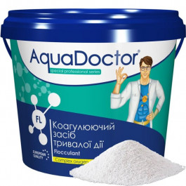 AquaDOCTOR Гранулированный коагулянт  FL (1 кг) коагулирующее средство для очистки и осветления мутной воды в б