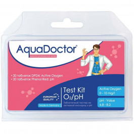 AquaDOCTOR Тестер таблеточный  Test Kit pH/O2 для измерения pH и кислорода