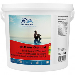Chemoform Гранулированный pH минус  (5 кг) препарат для снижения pH в воде бассейнов и фонтанов