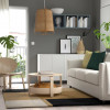 IKEA SKRIFTSPRAK, 505.449.14, Килим, короткий ворс, медово-коричневий, темно-синій, 170х240 см - зображення 4