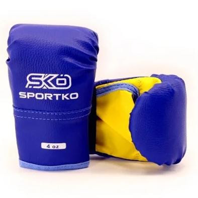 Sportko Рукавички боксерські дитячі  3-5 років колір синій - зображення 1