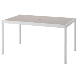 IKEA SEGERON, 905.108.13, Стіл, для саду, білий, бежевий, 91х147 см