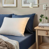 IKEA ULLVIDE простыня с резинкой, 90x200, темно-синий (803.355.46) - зображення 4