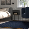 IKEA NOVLING Килим короткий ворс темно-синій/медово-коричневий 128x195 см (205.329.79) - зображення 3