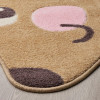 IKEA BRUMMIG килимок, форма їжачок/коричневий 94х150 (505.211.87) - зображення 6