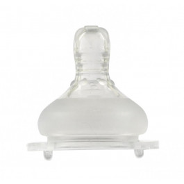 Baby Team Соска силиконовая антиколиковая, для бутылочек с широким горлышком, 0М+ (2025)