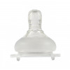 Baby Team Соска силиконовая антиколиковая, для бутылочек с широким горлышком, 0М+ (2025) - зображення 3