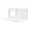 IKEA BERGLARKA Стільниця та полиця, білий, 100x70 см (505.799.65) - зображення 1
