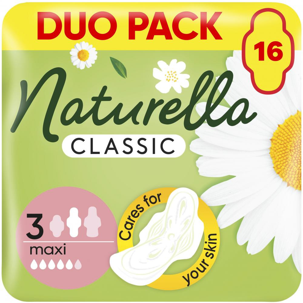 Naturella Гігієнічні прокладки  Classic Maxi 16 шт (4015400318026) - зображення 1