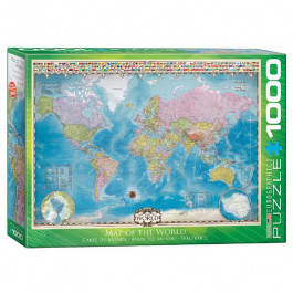 EuroGraphics Карта мира 1000 элементов (6000-0557)
