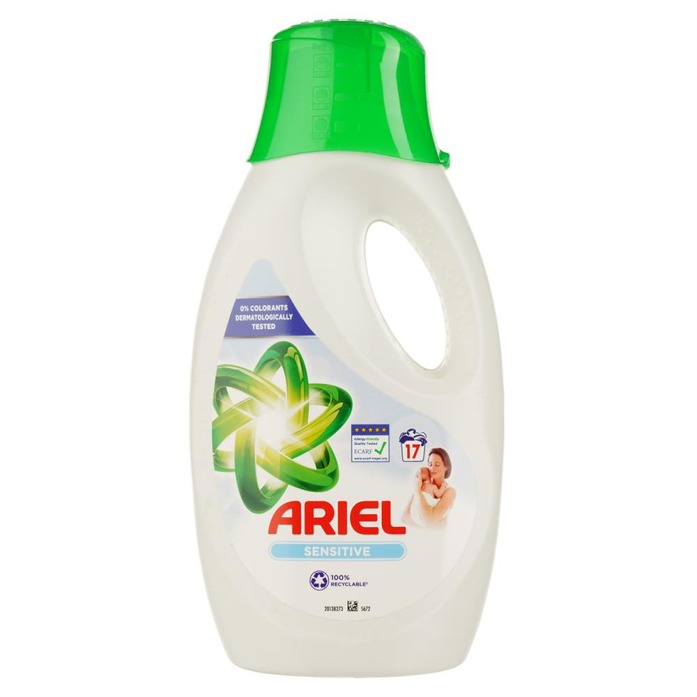 Ariel Гель для прання  Для чутливої шкіри 0,85л (8006540874882) - зображення 1