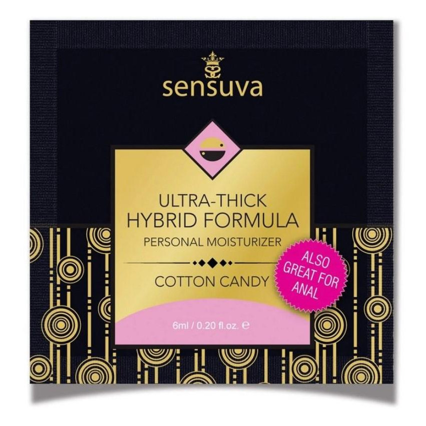 Sensuva Ultra-Thick Hybrid Formula Cotton Candy 6 мл (SO3385) - зображення 1