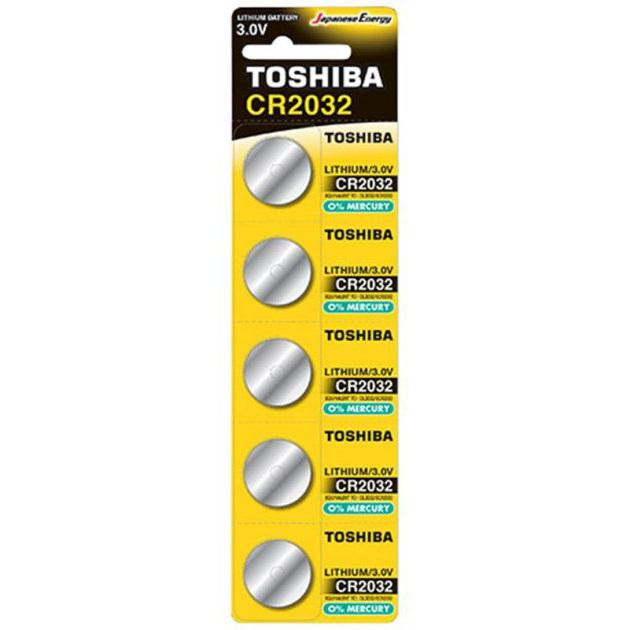 Toshiba CR-2032 bat(3B) Lithium 5шт (00152703) - зображення 1