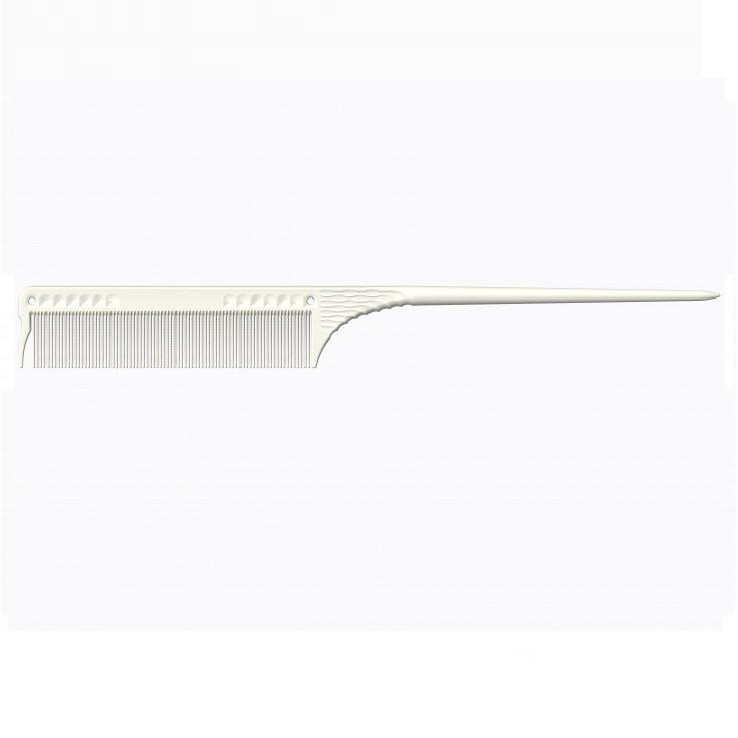 JRL Гребінець  із дрібними зубчиками для ідеально рівного волосся білий, 21,5 см (JRL-101) - зображення 1