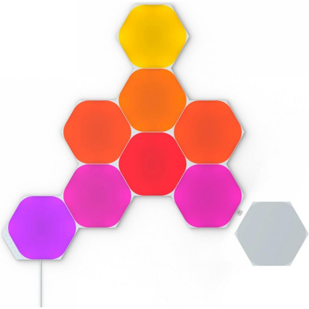Nanoleaf Shapes Hexagon Starter Kit Apple Homekit 9 шт (NL42-0002HX-9PK) - зображення 1