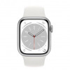 Apple Watch Series 8 GPS + Cellular 41mm Silver Aluminum Case with White Sport Band - S/M (MP4E3) - зображення 2