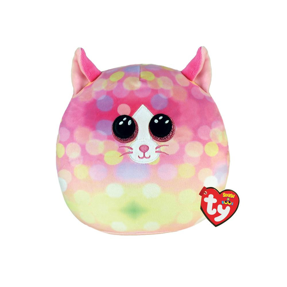 TY М'яка іграшка-подушка  Squish-a-Boos Рожеве кошеня Сонні 40 см (39336) - зображення 1