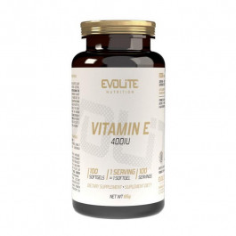 Evolite Nutrition Вітамін Е  Vitamin E 400IU 100 м'як. капсул