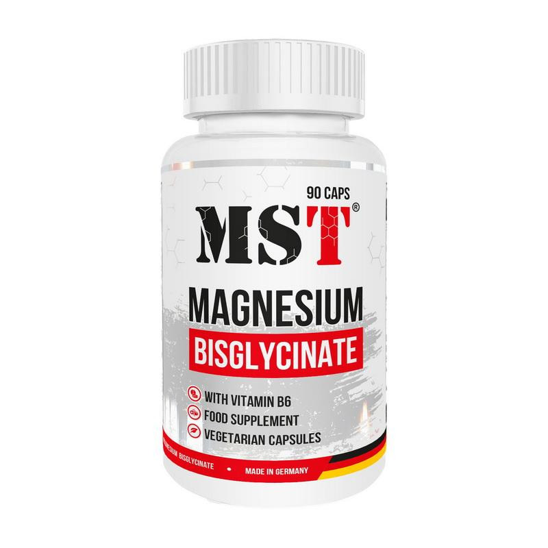 MST Nutrition Magnesium Bisglycinate With Vitamin B6 90 капсул - зображення 1