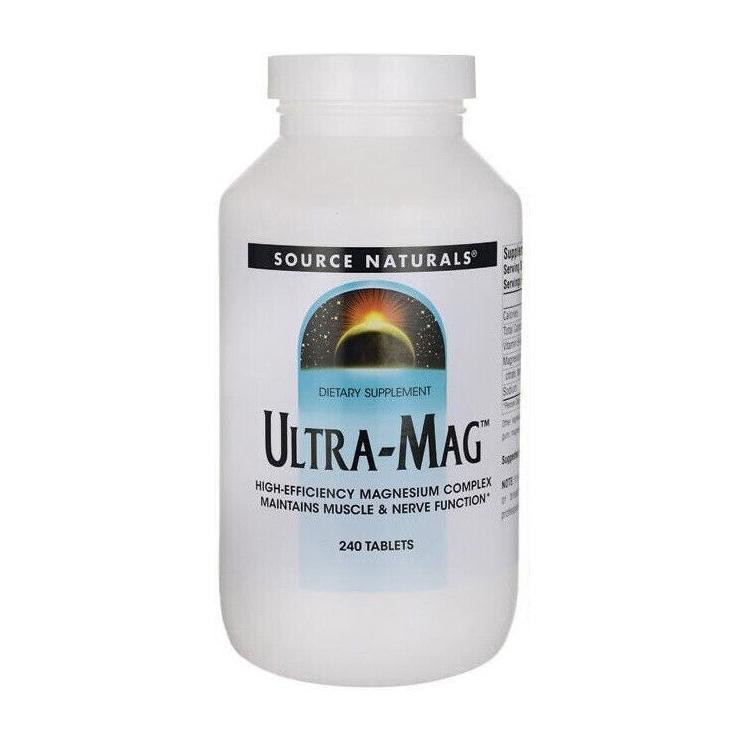 Source Naturals Магній  Ultra-Mag 240 таблеток - зображення 1