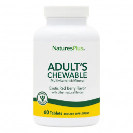 Nature's Plus Мультивітаміни для Дорослих, Смак ягід, , 60 жувальних таблеток
