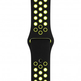 Apple Ремешок  Watch 38mm/40mm Black/Volt Nike Sport Band (MQ2H2)