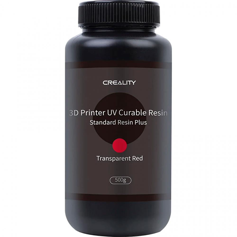Creality Standard Rigid Resin Plus, 0.5кг, Transparent Red (3302020082) - зображення 1