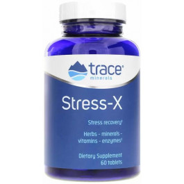 Trace Minerals Стресс-X, защита от стресса, Stress-X, , 60 таблеток (TMR-00098)