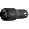 Belkin Car Charger 37W PD PPS Dual Black (CCB004BTBK) - зображення 1