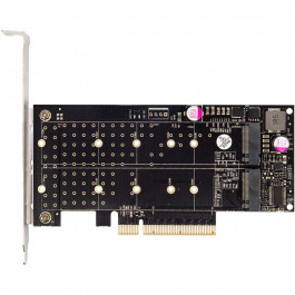 Frime PCIe x8 to 2 x M.2 PI6C20400BLE (ECF-PCIETOSSD018.LP)