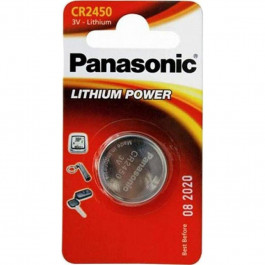 Panasonic CR-2450 bat(3B) Lithium 1шт (CR-2450EL/1B)