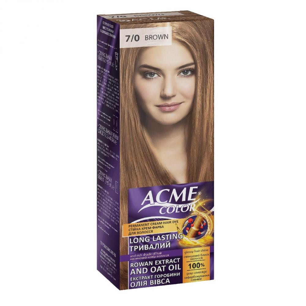 Acme color Крем-фарба  Color EXP Русявий 7/0 115 мл (4820197009961) - зображення 1