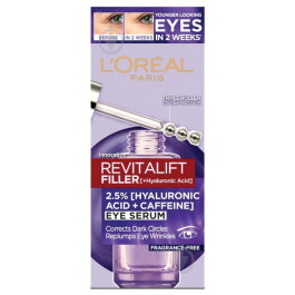 L'Oreal Paris Сыворотка-филлер для кожи вокруг глаз  Revitalift с гиалуроновой кислотой и кофеином 20 мл (36005240