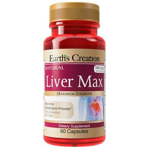 Earth's Creation Liver Max 500 мг 60 капсул - зображення 1