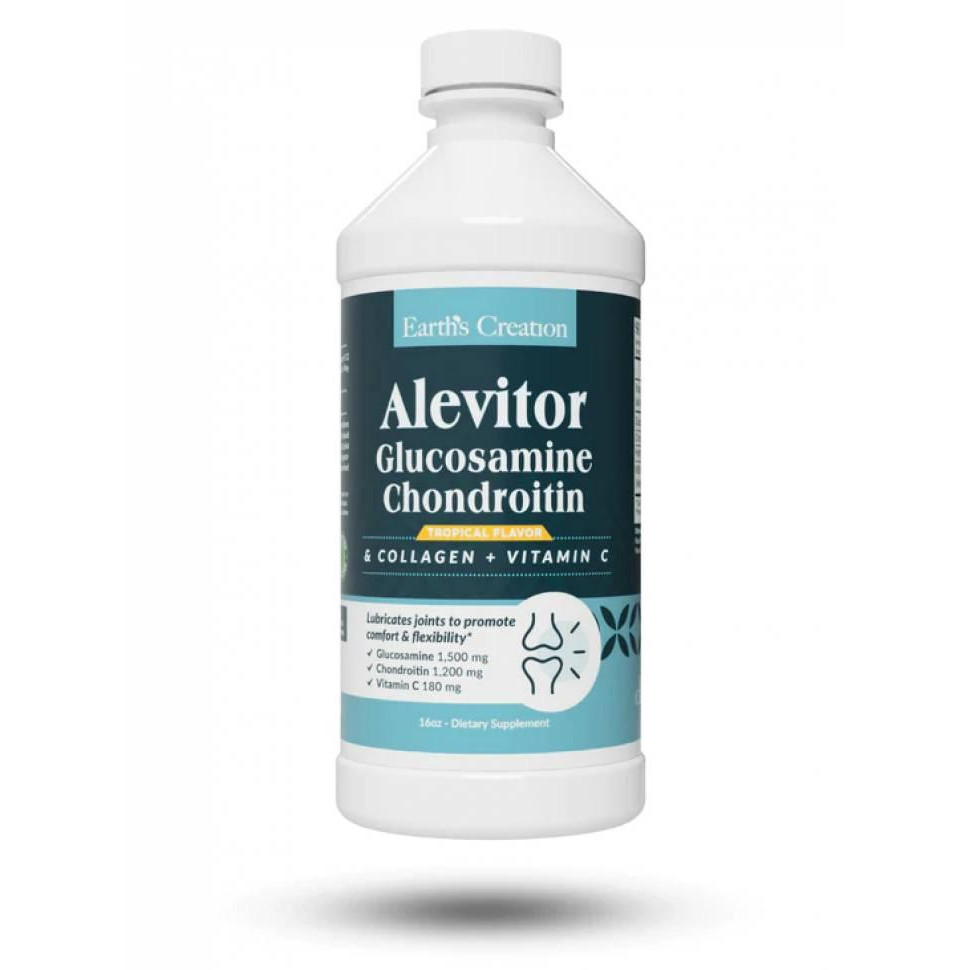 Earth's Creation Alevitor Glucosamine Chondroitin & Collagen + Vitamin C 480 мл - зображення 1