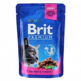 Brit Premium Cat Chicken & Turkey 100 г (8595602506019)
