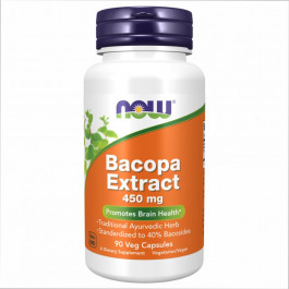Now Bacopa Extract 450 мг 90 капсул