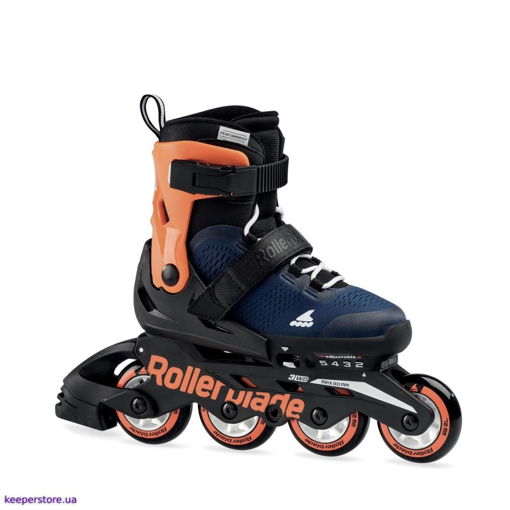 Rollerblade Microblade / размер 28-32 midnight blue/warm orange (07062100174 28-32) - зображення 1