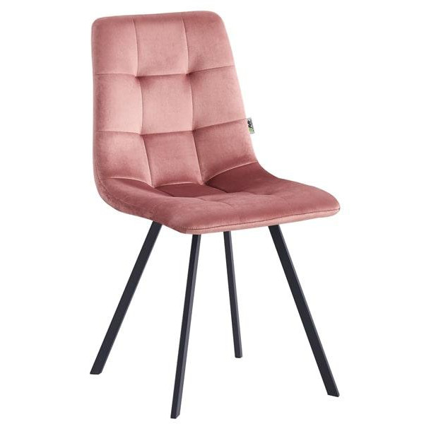 Art Metal Furniture Harlem черный/велюр розовый антик (546787) - зображення 1