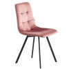 Art Metal Furniture Harlem черный/велюр розовый антик (546787) - зображення 2