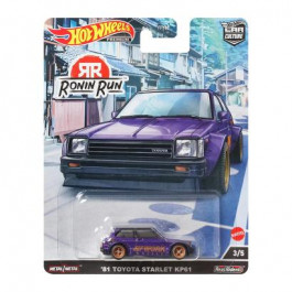   Hot Wheels 81 Toyota Starlet KP61 Car Culture Ronin Run 1:64 HCK11 Purple