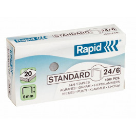 Rapid Cкобы  Standard 24/6 1000 штук (24855600)