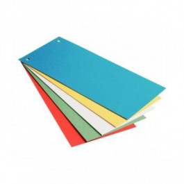 Esselte Разделитель-закладка  10.5х24 см, картон, синий, 100 шт (624445)