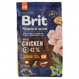 Brit Premium Senior S+M 3 кг 170820/6390