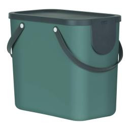 Rotho Відро для сміття  Albula 25 л зелено-сіре (7610859202482)