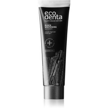 Ecodenta Expert Black Whitening чорна зубна паста з відбілюючим ефектом без фтору  100 мл - зображення 1