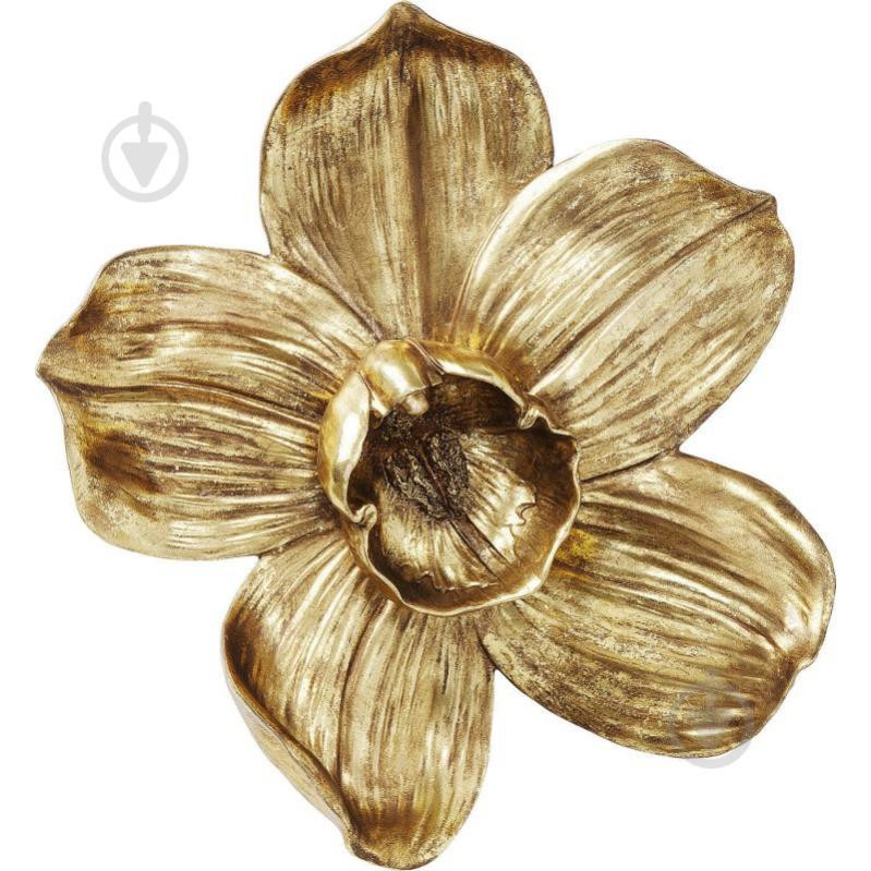 KARE Декор настінний  Orchid 44x40 см золотий (4025621692836) - зображення 1