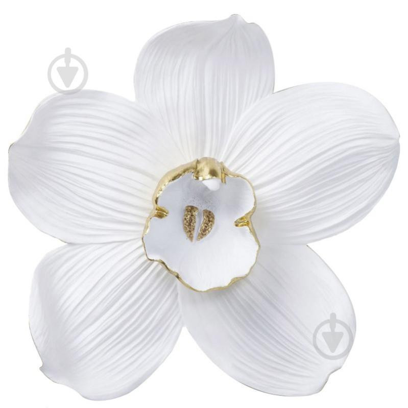 KARE Декор настінний  Orchid 54x51 см білий (4025621691631) - зображення 1