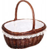 Tony Bridge Basket Кошик плетений з текстилем  43x38x18/42 см ESTR14-7-1 - зображення 1